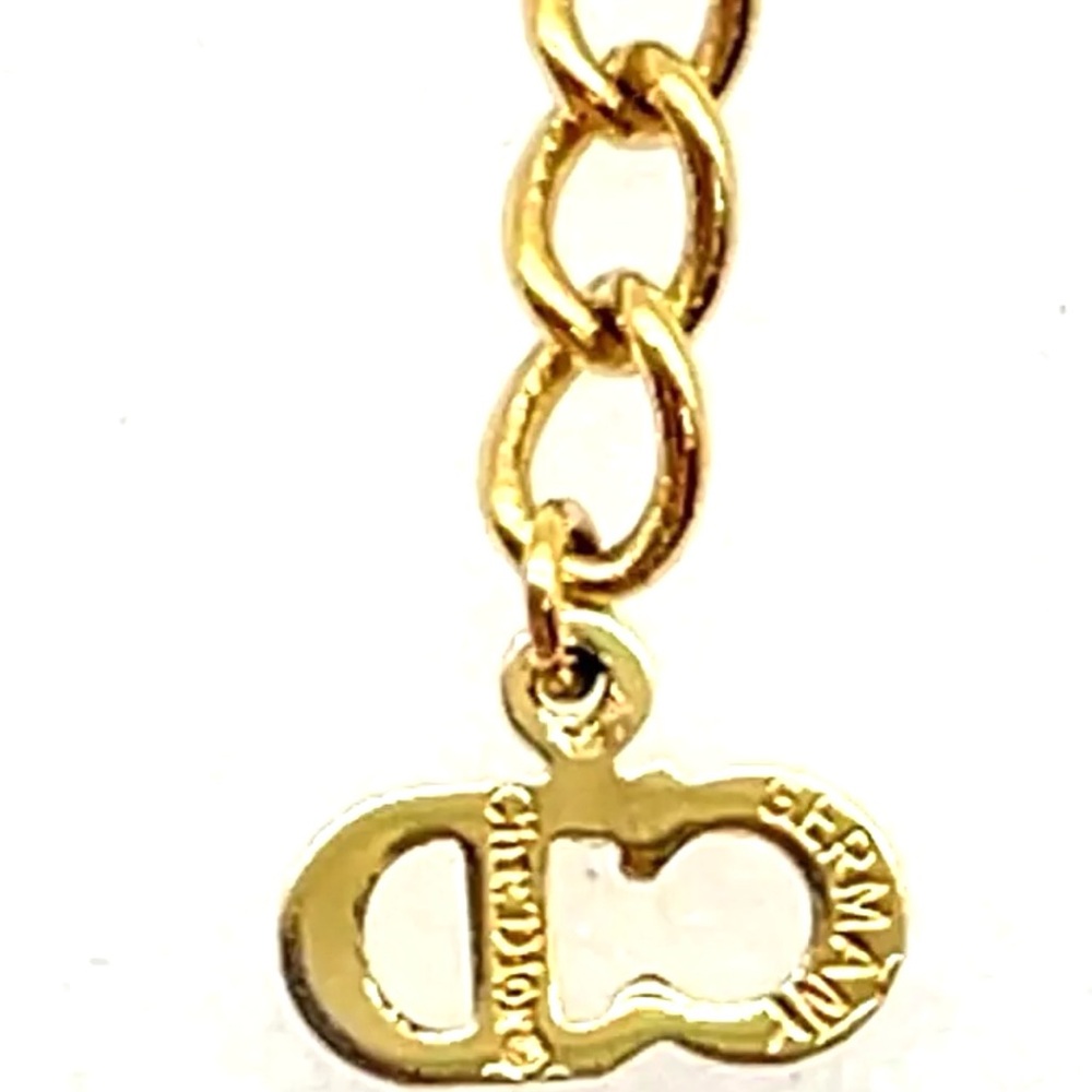 Christian Dior 1P Gold plated necklace - 16” - Picture 7 of 12
